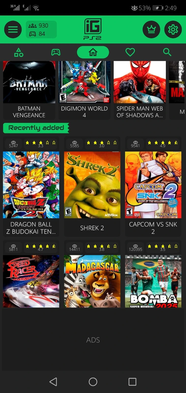 Screenshot Of IGames PS2 Download